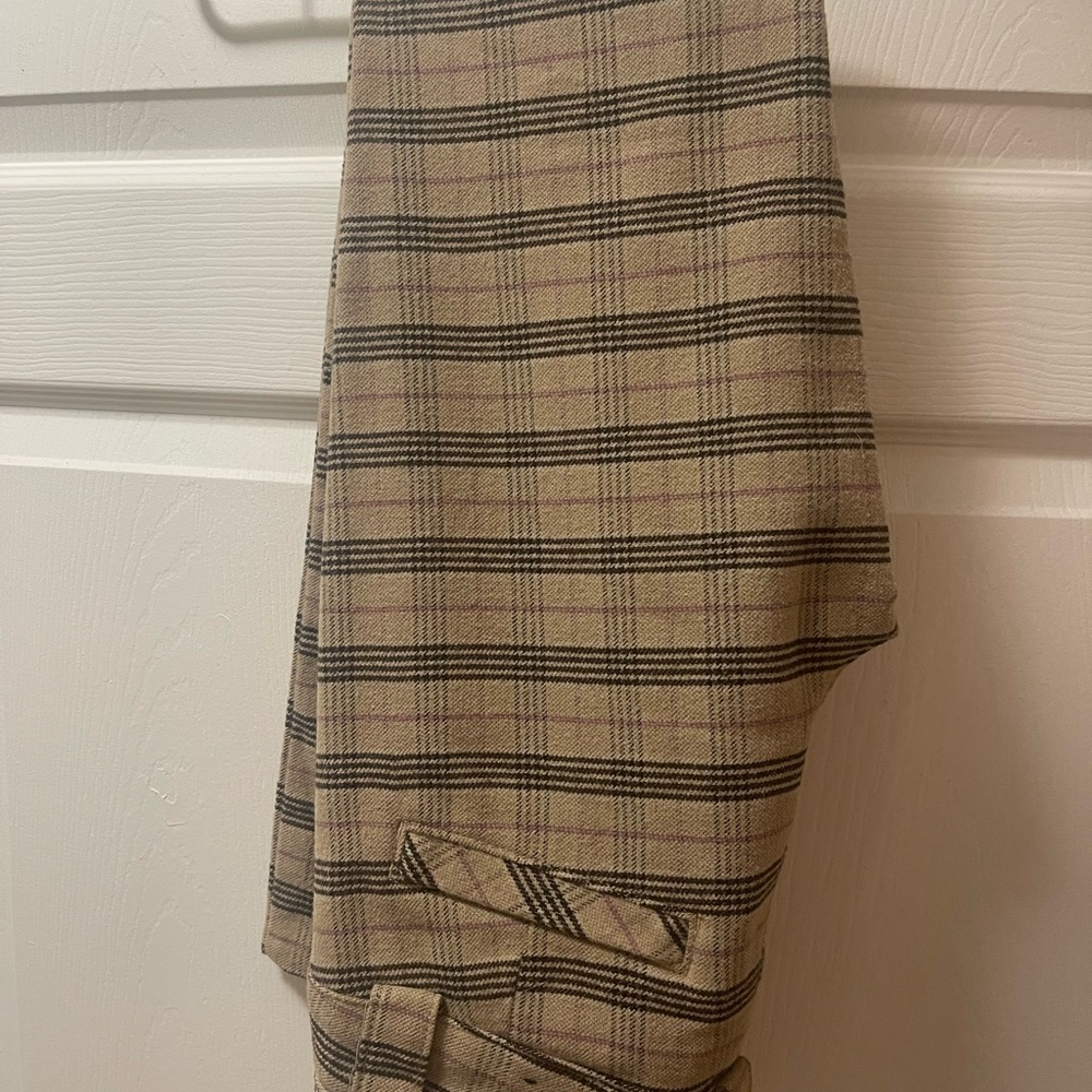 Plaid Beige and Black pants